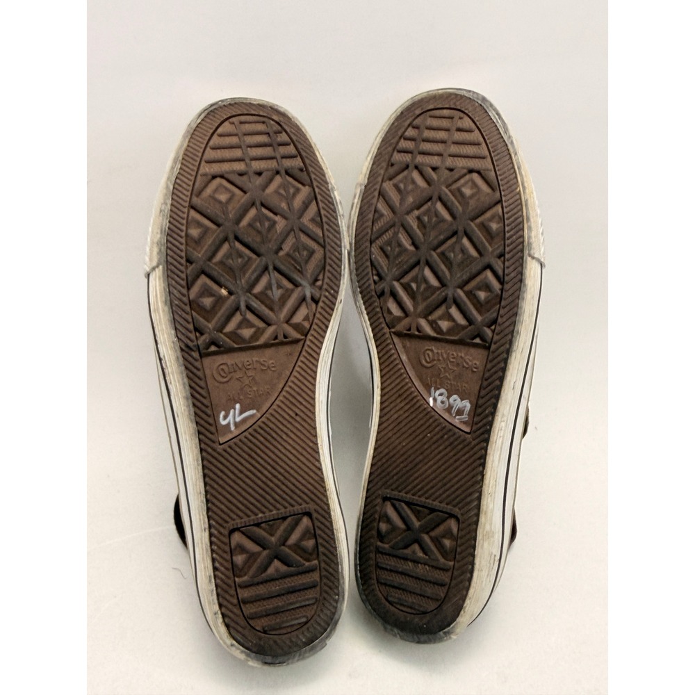 Converse All Star Brown Leather Low Top Sneakers 118992 Mens 8 Womens 10 - Picture 4 of 14